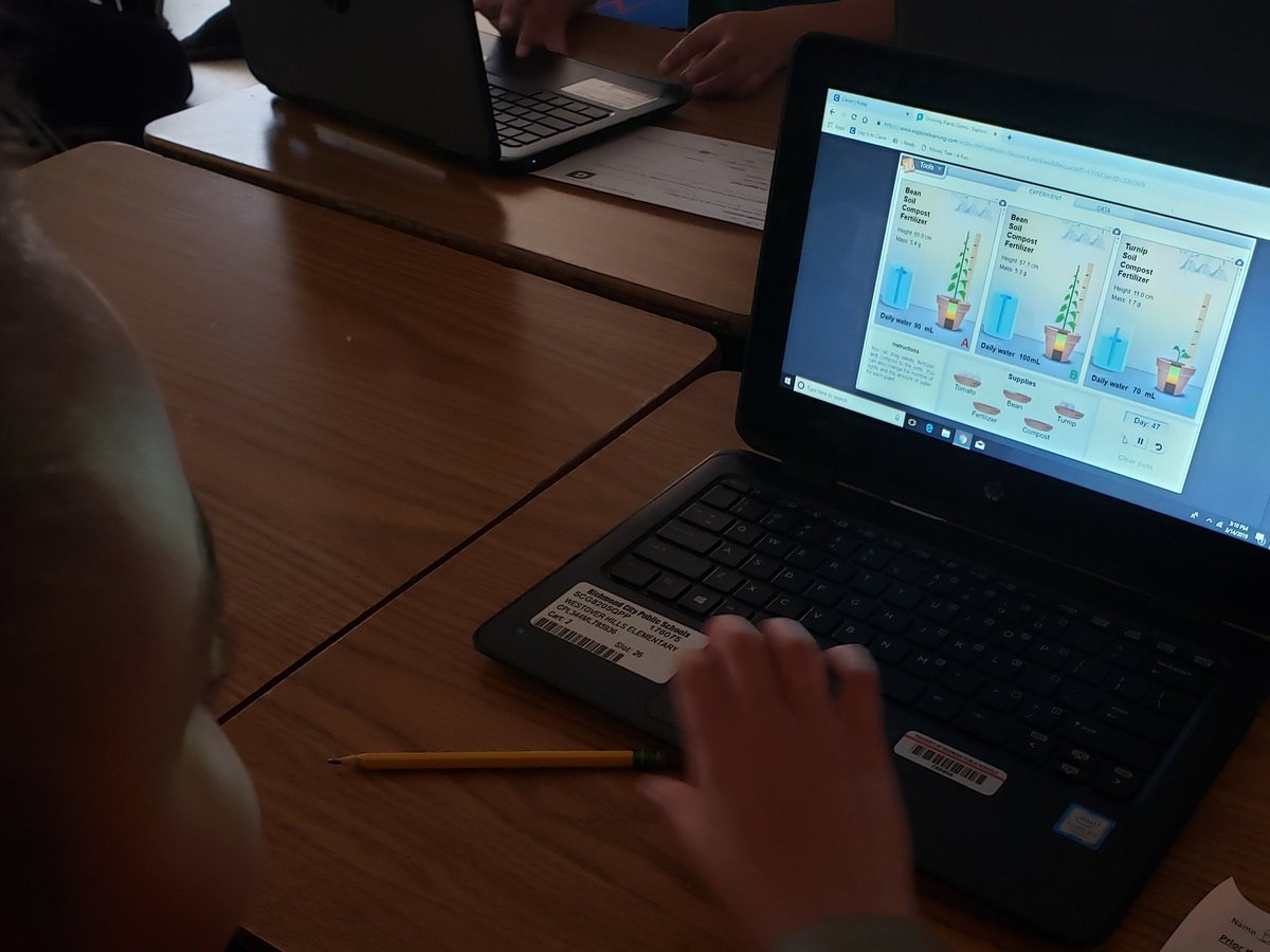 411onEdTech's tweet photo. What makes a plant grow? How tall can you get your plant to grow? Ms. Huston's 3rd graders @WHBeaverLeaders experimented with @EL_EmilyD using #gizmos to answer these questions and explore so much more! @ExploreLearning @RVAITRTs @cybd @RPS_Schools #edtech https://t.co/X9Tix034Nw