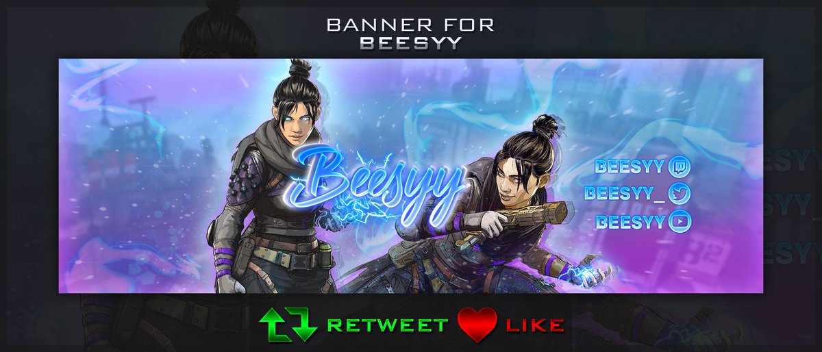 New Account Dezyneonline Wraith Apexlegends Banner For Beesyy Who S Your Favourite Apex Legends Character Graphics Gfx Design Art Graphicdesign Graphicdesigner Banner Headerdesign Wraith Gfxcoach Mighty Rts