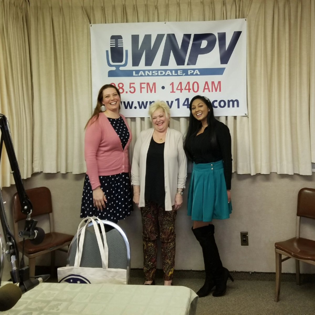STMainST's tweet photo. Fun with Peggy Schmidt @PTMA19454 Danielle Dobisch @MontcoPA at @WNPV_Radio today! Check out our interview: https://t.co/Uvx7TpuKG0
#stms #togetherwethrive #wnpv #farmlandpreservation #partnershiptma #podcast #radio #commentpleasebyunivest #univest #telfordnightmarket https://t.co/BHtIJkdTDF