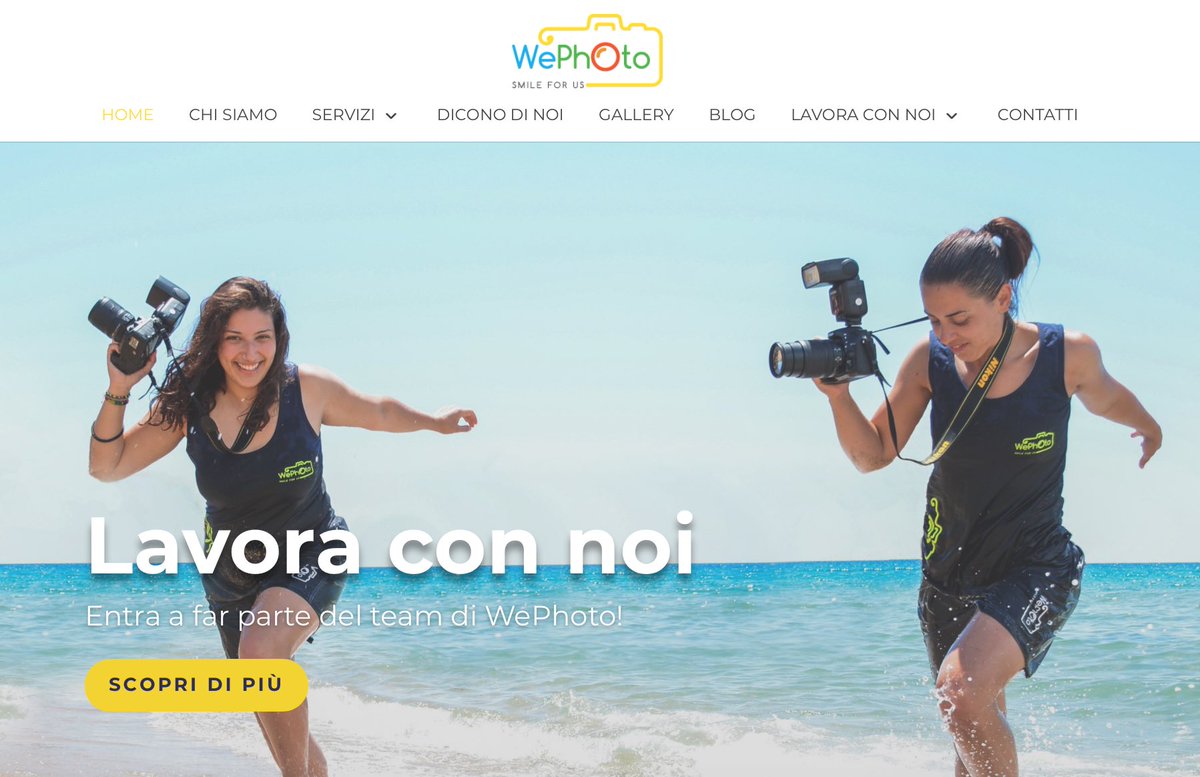 WePhotoSmile4Us's tweet photo. Da oggi **È ON LINE IL NOSTRO NUOVO SITO**🤩
Tutto più giallo☀️🌻sarà sempre aggiornato con tutti i nostri ultimi progetti!! Vi aspettiamo!!🤓
#wephoto #updated #online #newwebsite #WeEvents #WeWedding #happiness #smile4us https://t.co/rOc0mn0VAF