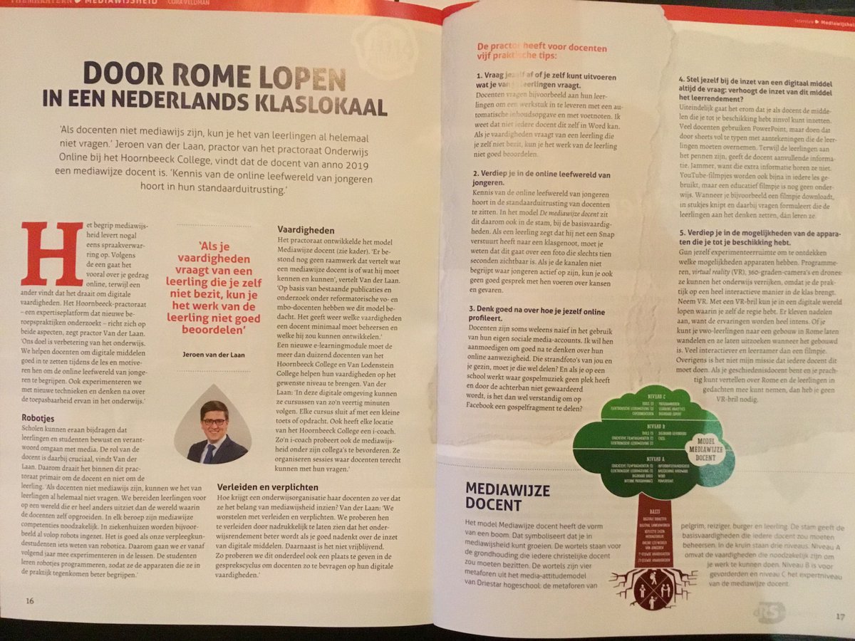 JeroenvdLaan's tweet photo. Practoraten hebben een interne - en externe functie. Zo geven we o.a. @hoornbeeck trainingen en workshops. Extern doen we dit ook, maar we staan ook wel eens in een onderwijsblad ⇣
@verus
@CalvijnCollege 
@Like_To_Share 
@practoraat https://t.co/RkuazhbYLi