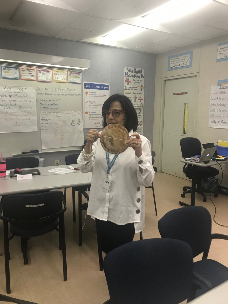 KarenMoMath's tweet photo. @KarenMoMath #Pie Day #Broward Teachers Rock https://t.co/kBWZ3npvWe