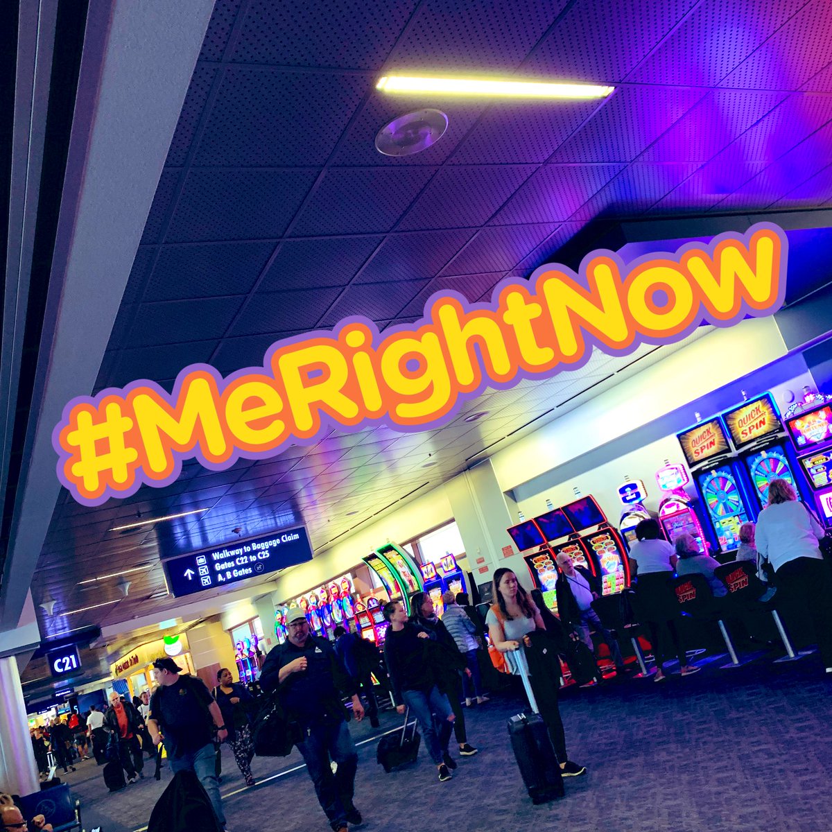 What to do when your flight is delayed in Vegas??? #road2CUE #WeAreCUE #SpringCUE19