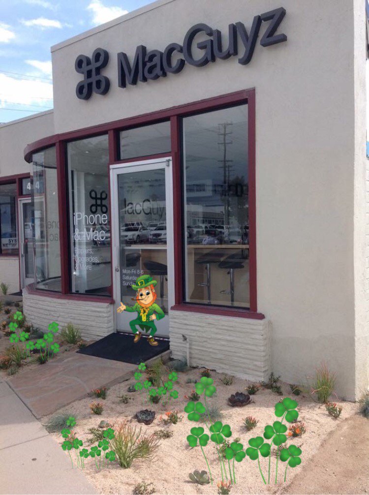 MacGuyz's tweet photo. St Patrick's Day is almost here! Hope you are feeling lucky!!!  If your iPhone or iMac isn't feeling the luck then come see us for all your Apple device needs! We are open 10-6 weekdays and 10-4 on Saturday! 
#iPhone6 #iPhone7 #iPhone8 #Macbook #iMac #crackedscreen #Stpatricksday https://t.co/X3S9usjYbR