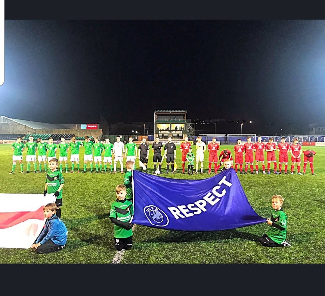 U8s tonight mascots for the <a href="/WelshSchoolsFA/">Welsh Schools' F.A.</a> centenary shield at park av <a href="/WelshSchoolsFA/">Welsh Schools' F.A.</a> u18 v <a href="/NISchoolsFA/">Northern Ireland Schools’ FA</a> u18. Good luck to our very own Lee Jenkins who is in starting line up <a href="/ATFCACADEMY1/">Alfreton Town FC Academy</a> <a href="/AberystwythTown/">CPD Tref Aberystwyth Town FC</a>
