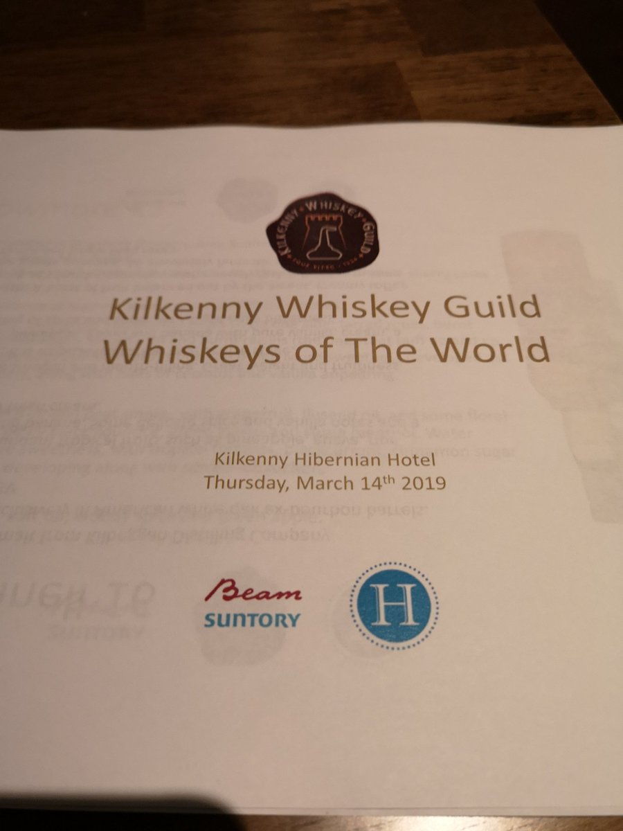 kkbeerclub's tweet image. At @KilkennyGuild whisky and food tasting in @HibernianHotel with @Kilbeggan. #lastdrop