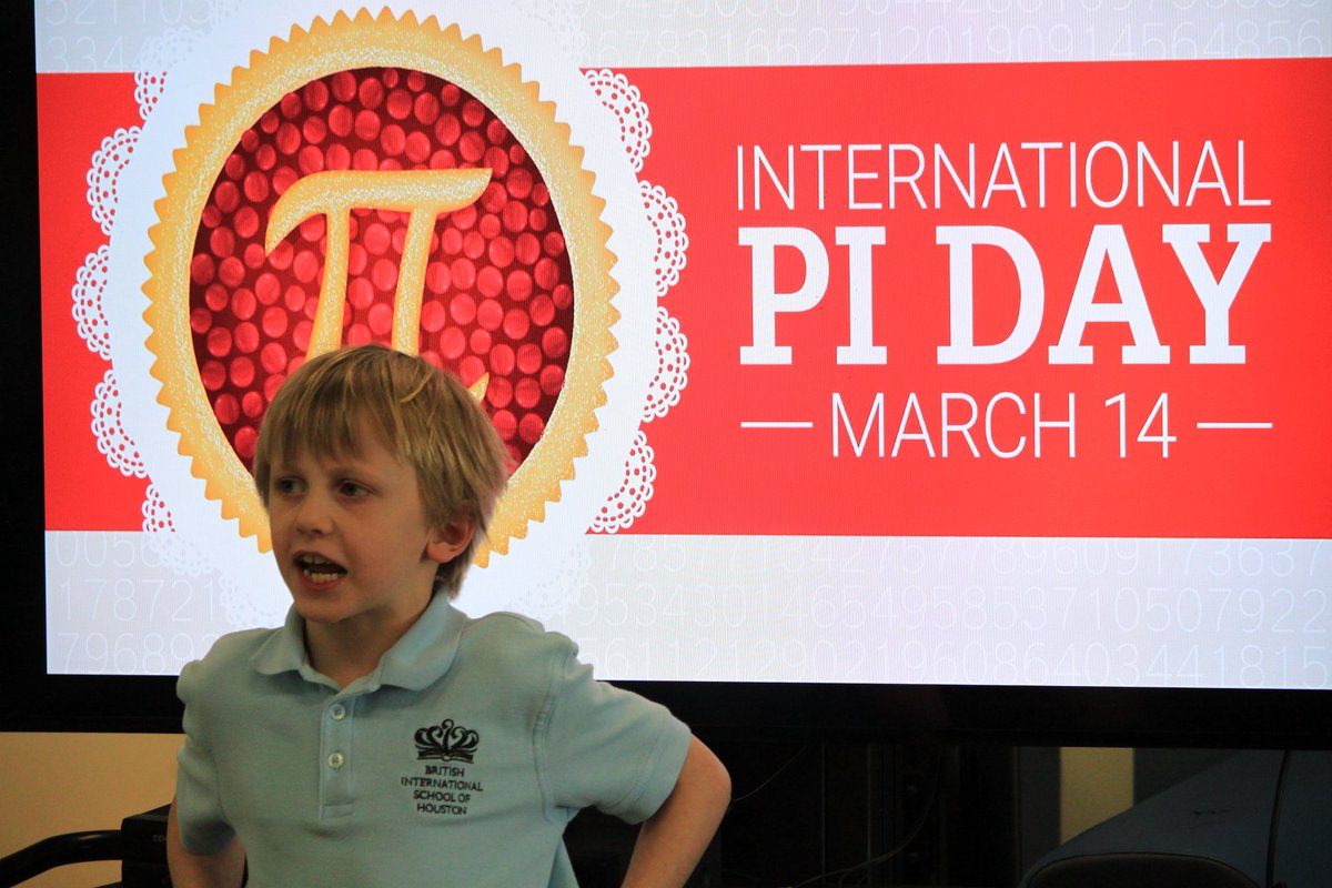 BISHouston's tweet image. @BISHouston are celebrating the mathematical symbol of pi (π). CONGRATULATIONS to our Primary winner Hugo reciting 119 and Secondary winner Anson 309! Thank you to Mr Mackrell for officiating and Ms Hobson for organizing. Happy Pi Day! #pidayNAE #NAEBeAmbitious