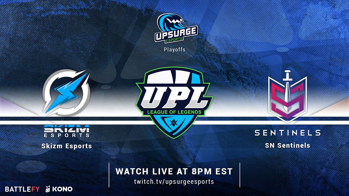 ☎️ HOLD THE PHONE ☎️ 

<a href="/SkizmGG/">Skizm Esports</a> Sapphire will be taking on SN Sentinels TONIGHT 💪 in our UPL Playoffs❗️

Find out at 8PM EST to see who will claim their spot in the semifinals 🏆
Twitch.tv/UpsurgeEsports