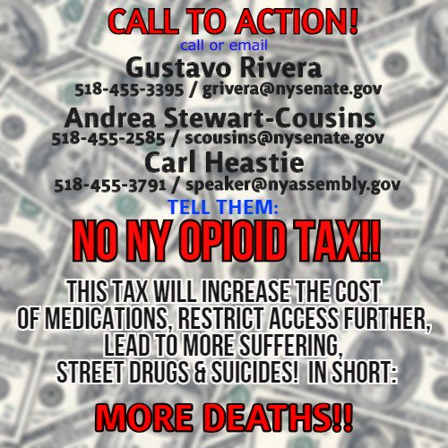 MasseyMinerd's tweet photo. Thank You Speaker Rivera & the Assembly for Standing Strong for NY! #NoPainTax #NoNYOpioidTax
#CPPsVote #ChronicPain #SuicidePrevention #IllicitFentanylCrisis #CPP @NYGovCuomo @TheBuffaloNews @CAW360 @Pharmaciststeve @Pharmacy_Today @PainPtFightBack @NYSenatorRivera https://t.co/HJLALVlehF