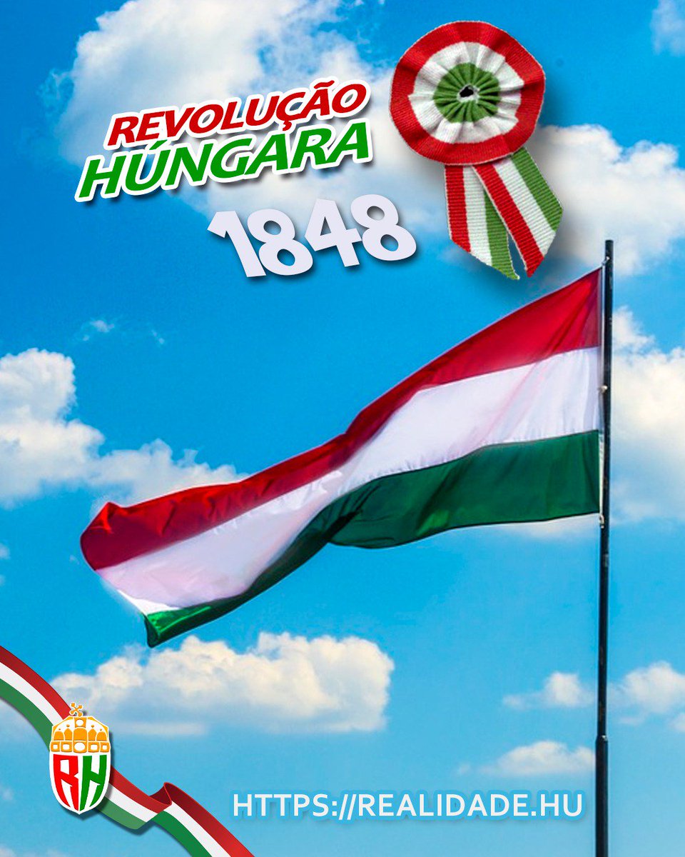 realHungara's tweet photo. Você sabe porque o 15 de março é celebrado na Hungria? Venha descobrir porque esta data é tão importante, assistindo nosso vídeo super especial sobre a Revolução de 1848!
Aproveite para se inscrever em nosso canal e ficar ligado nos próximos vídeos.
https://t.co/dy2DftKIK4 https://t.co/7HraIeVEoE