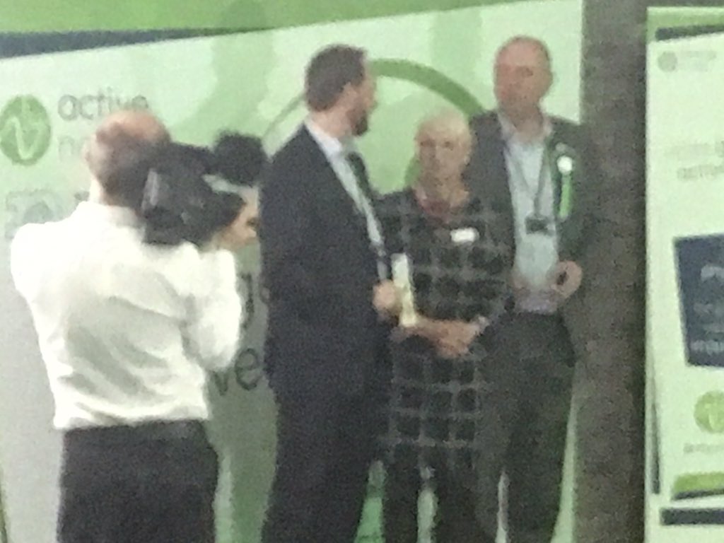 ActiveAshfield's tweet photo. @active_notts awards . Congratulations to Portland College winning the Active Place Award https://t.co/E63erpklo6