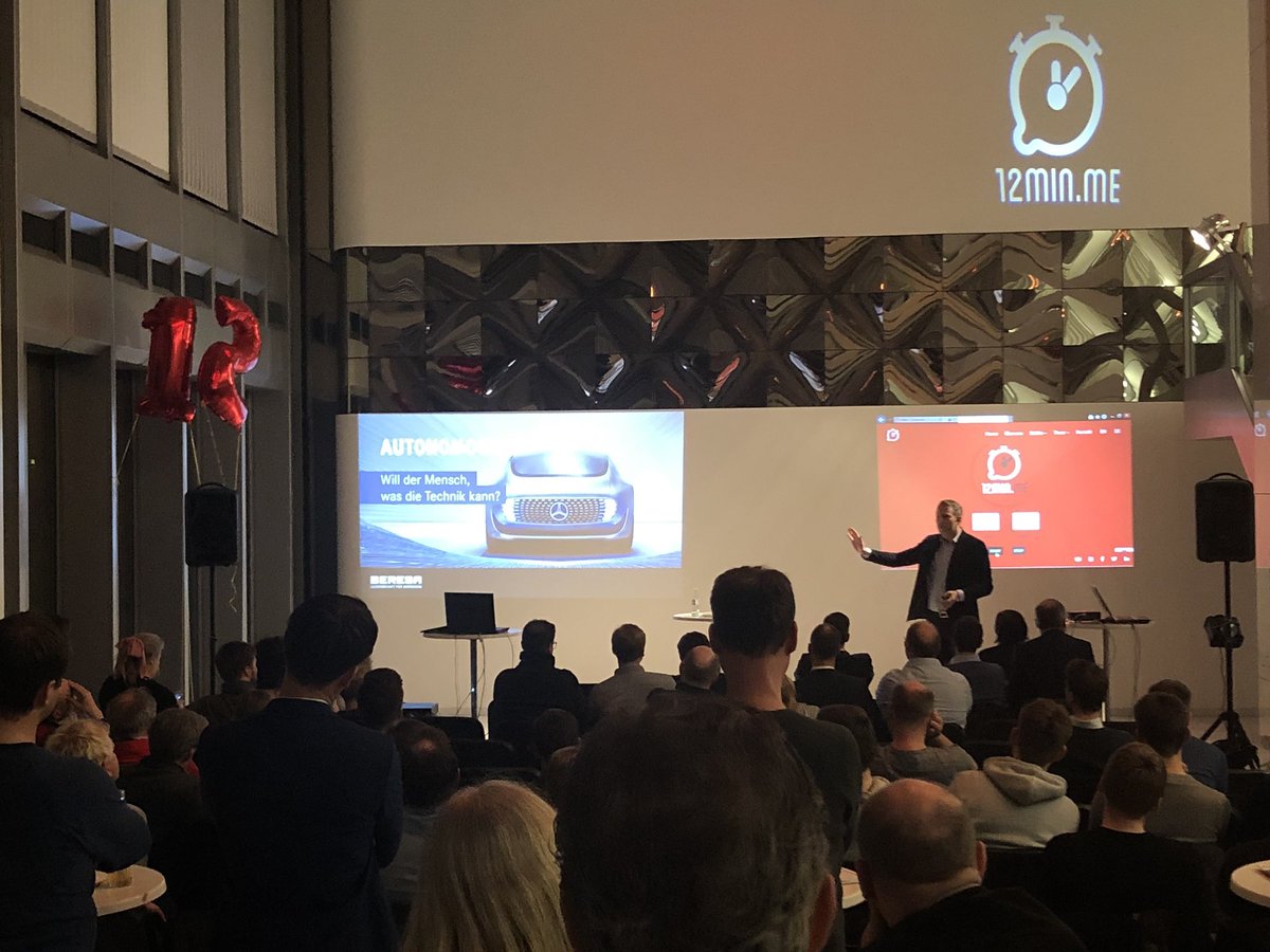 Will der Mensch, was die Technik kann? Thomas Ulms von #Beresa glaubt, dass die Entwicklung weiter ist als die Bereitschaft, seinem #Auto blind zu vertrauen. #Mobilität der #Zukunft #12minme #12minMS #LBS