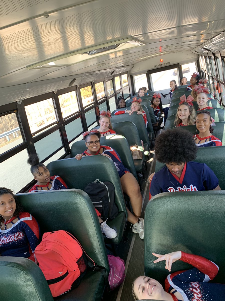 On our way to cheer on our boys.