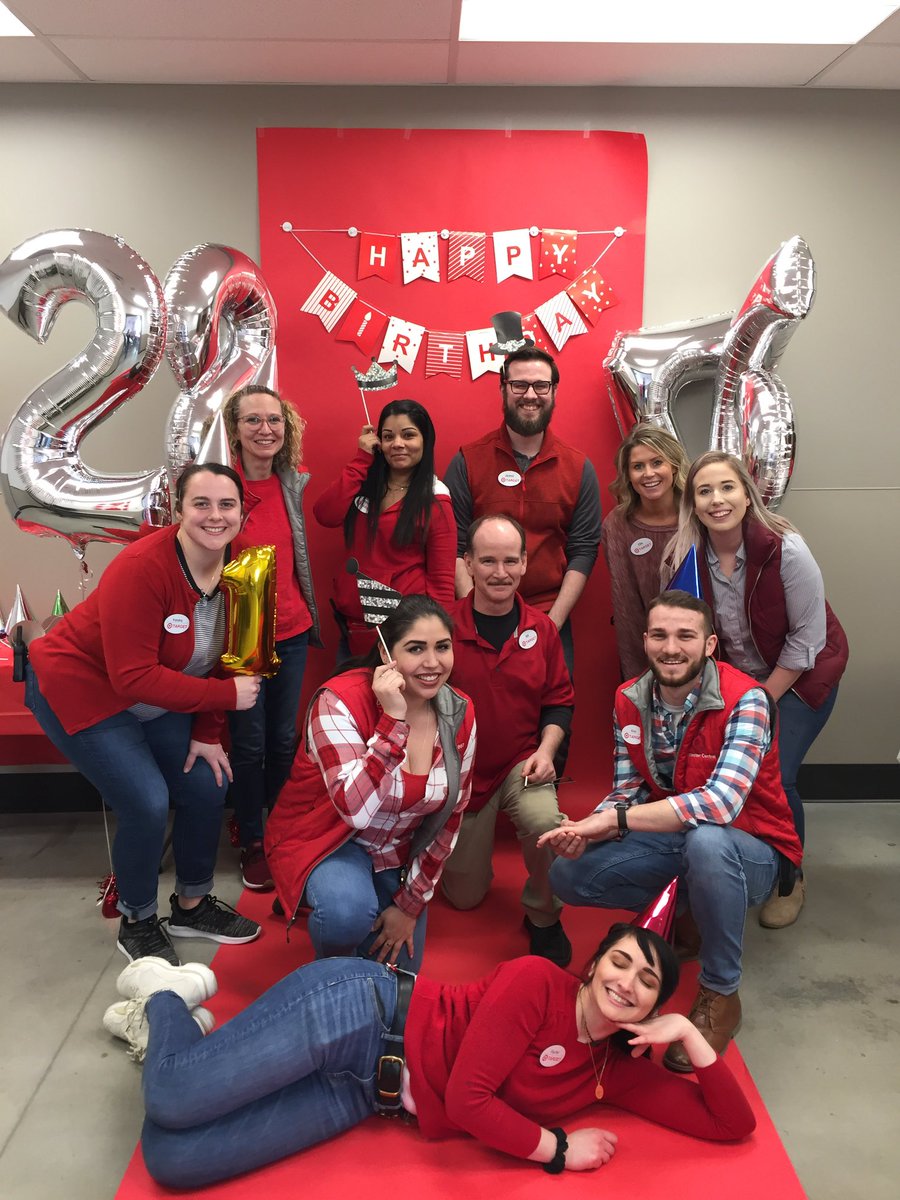 Happy 1st Birthday T-2867! I am so proud of this team and how far we have come in the past year, I can’t wait to see where we go in the future!! #modernized #target <a href="/katttt_miller/">Kat Miller</a> @ellielax6 <a href="/Crawdaddy247/">Dustin Crawhorn</a>