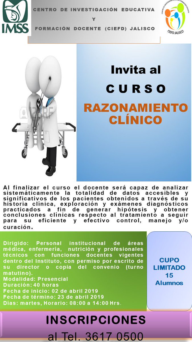 CiefdJalisco's tweet photo. Muy buenas tardes. Los invitamos a los cursos que impartiremos en el @CiefdJalisco en el mes de abril. Más informes al 36-17-05-00. Los esperamos. @CapacitacionContinua. https://t.co/Olu06r3ZmM