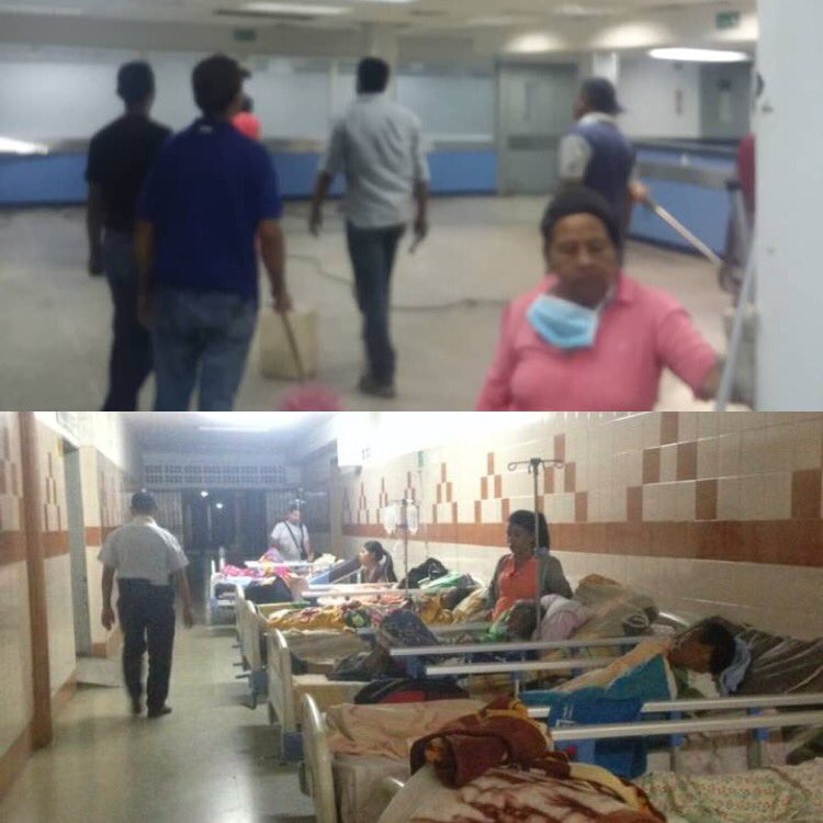 HenriFalconLara's tweet photo. |HILO| Por años trabajamos en la recuperación del Hospital Central Antonio Maria Pineda, en la construcción de áreas de especialidades únicas en el país, y en apenas meses vimos cómo todos los quirófanos operativos dejaron de funcionar, el mantenimiento general se vino abajo. https://t.co/s0SWrJHmSZ