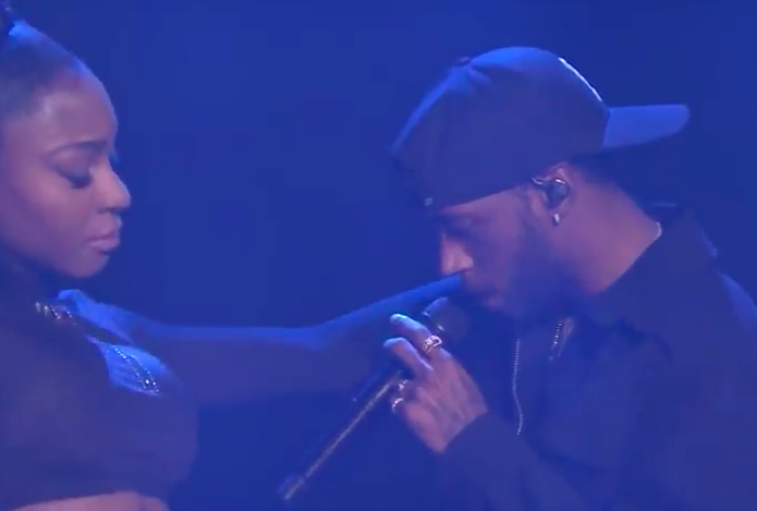 WORLDMUSICAWARD's tweet photo. #Normani gets rave reviews after her magic performance of #Waves with #6LACK πΆ on #JimmyFallonTonight!π©βπ€π΅π₯π @Normani @6LACK https://t.co/aFj9hlOyyv https://t.co/ZAqauDgafP