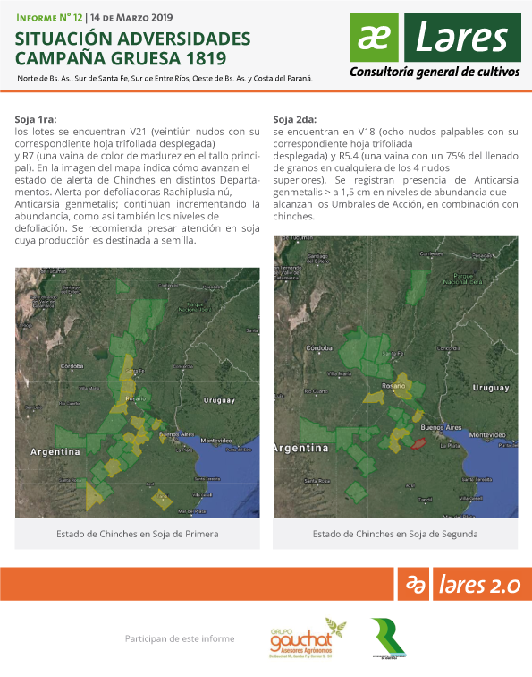 LaresSRL1's tweet photo. ⚠️Ya está disponible un nuevo #InformeLares con el detalle acerca de la situación de #insectos en #soja de primera y segunda 🌱🐛🐜#MapaDeAlertasLares20 #YoMonitoreo #InsectosEnSoja #Alertas https://t.co/eRl7LeKDm5