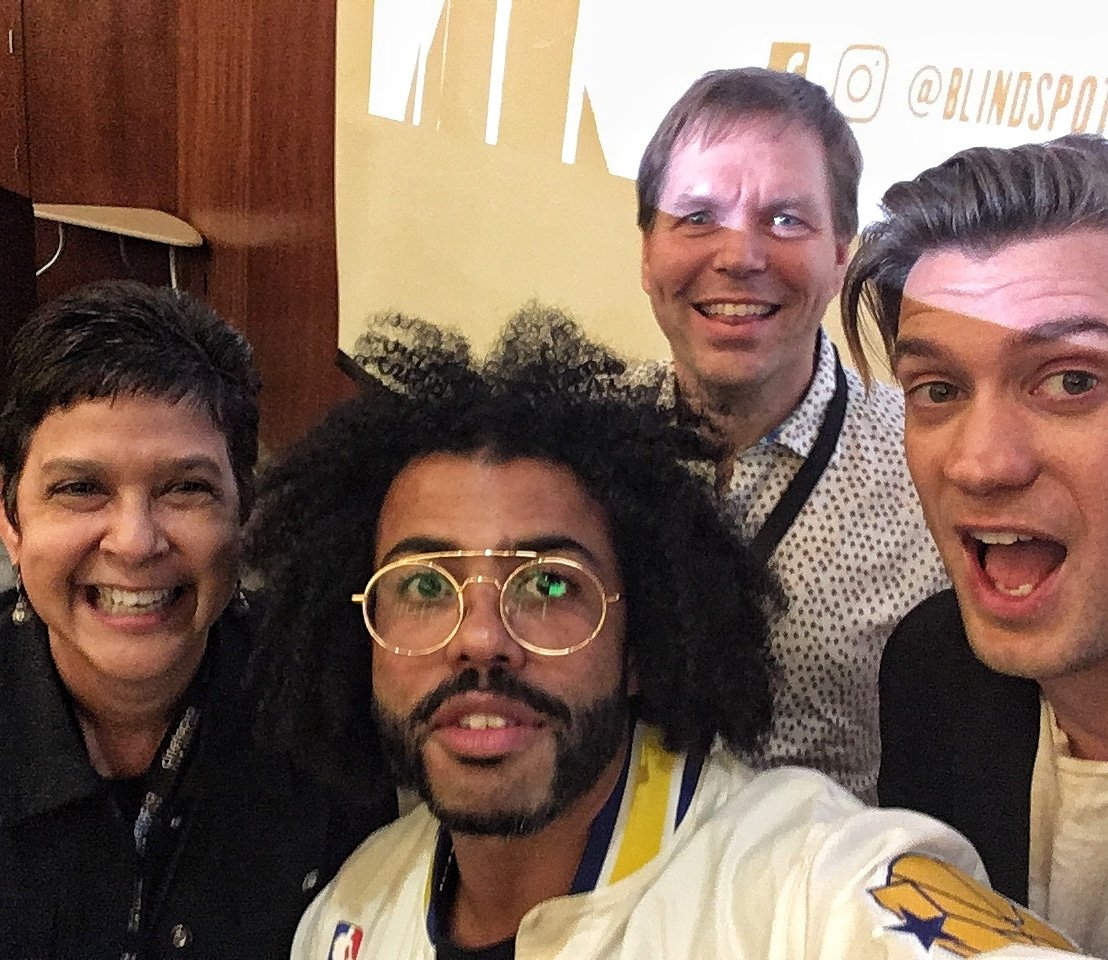 CinetopiaFF's tweet photo. On #throwbackthursday we're remembering #Cinetopia2018 and this great selfie that long-time supporters Ines and Eric Storhok took with @BlindspottingMv stars @DaveedDiggs and @RafaelCasal. Looking forward to more fun experiences this year! #ExperienceCinetopia https://t.co/Ra0R0vexpk