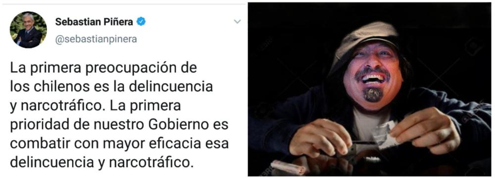 Si combaten de verdad la "delincuencia y el narcotráfico" se van los dos hermanitos en canela papurri...