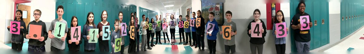 GGizziMath's tweet photo. Happy Pi Day! @RPS_Math @RoslynMS #PiDay #PiDay2019 https://t.co/G2WqY2IE3e
