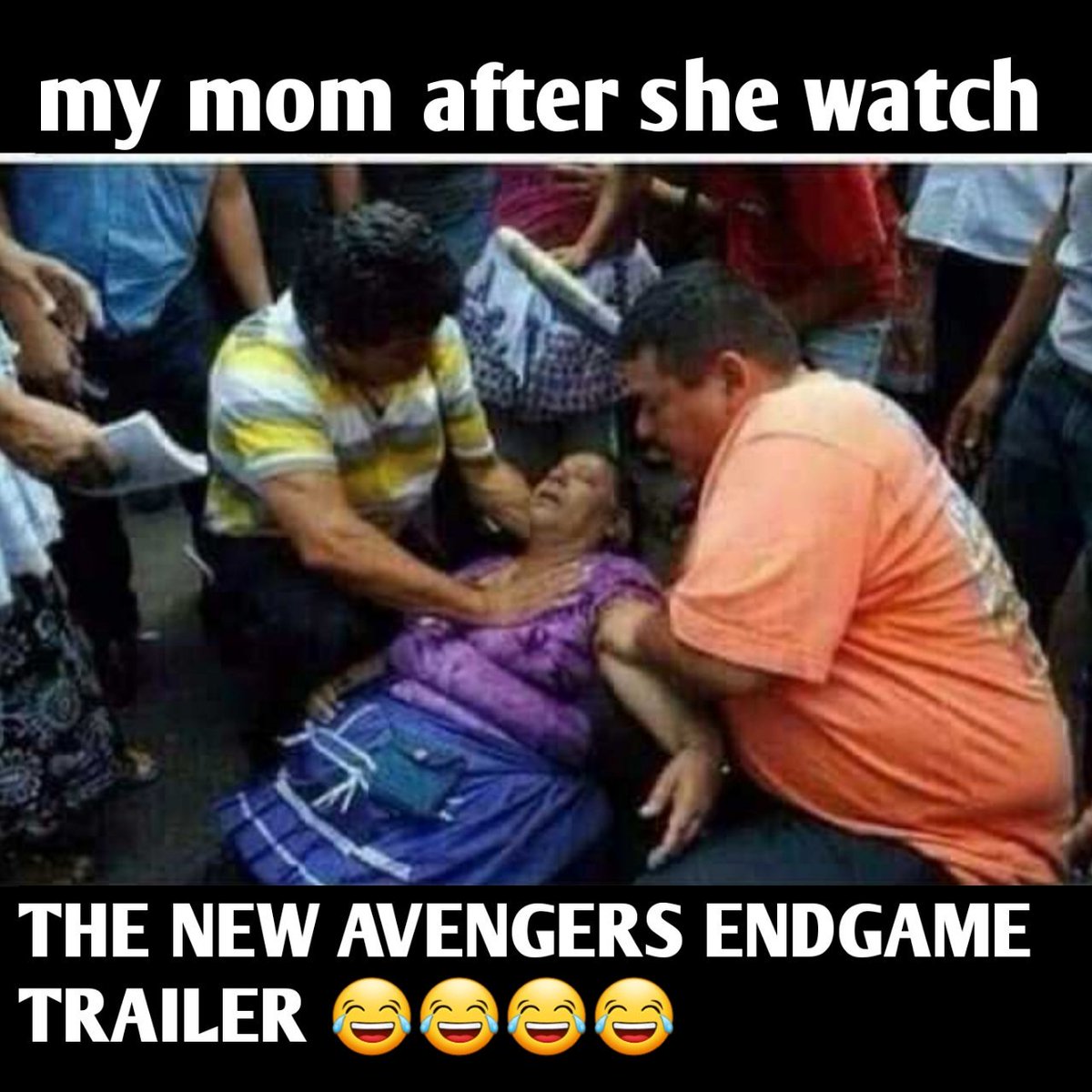 elVegeta4k's tweet photo. @MarvelStudios My mom reaction 😂😂😂 https://t.co/7LRlJ6tP3T