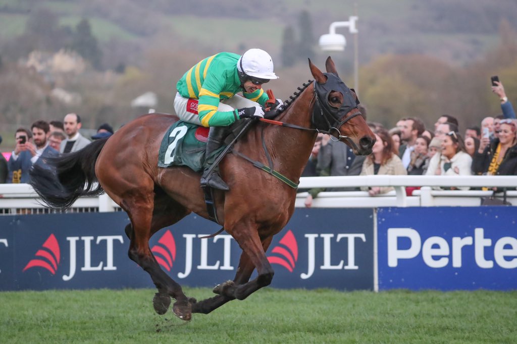 NavanRacecourse's tweet image. Any Second Now a great winner of the Kim Muir Handicap Chase today at Cheltenham for @DerekOConnor82 &amp;amp; Ted Walsh. 

Great boost to the form of the @Ladbrokes Gr2 Ten Up Novice Chase here last month where Any Second Now was third behind Chris’s Dream.

#NavanForm #GreenCorner ☘️🇮🇪