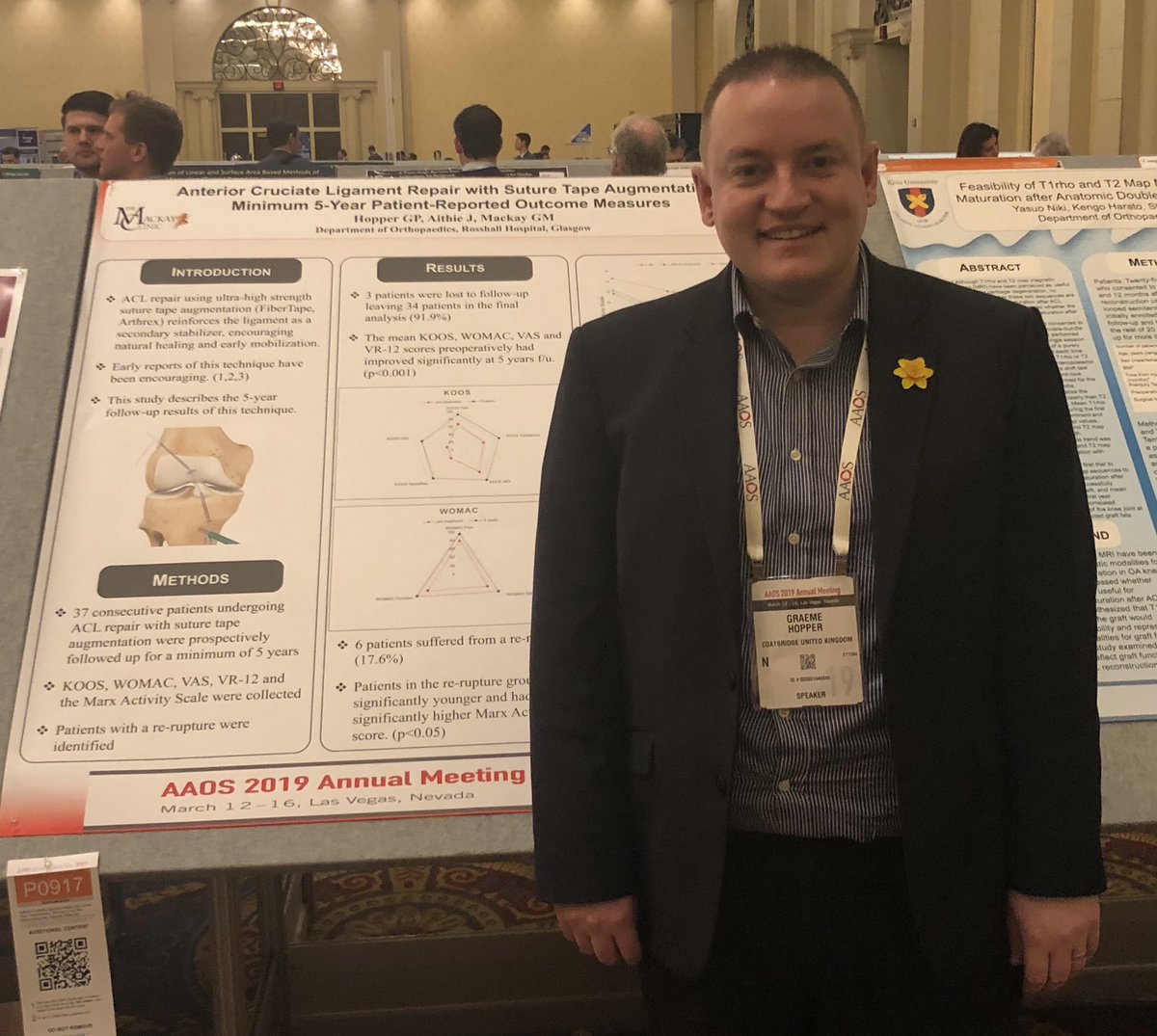 HopperGraeme's tweet image. Presenting the 5-year outcomes of the #internalbrace with @mackayclinic1 at #AAOS2019 in Las Vegas