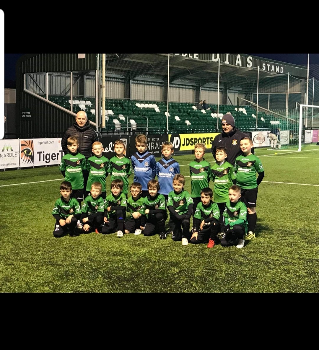 Our u8s at the <a href="/WelshSchoolsFA/">Welsh Schools' F.A.</a> game tonight 😄. Well done boys
