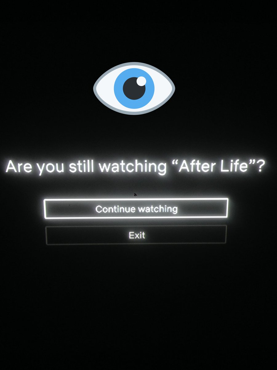 Adam_Darlow's tweet photo. @JaredLeto I think I just just had a #Bandersnatch moment whilst reading your post. "Are you still watching" #AfterLife   Yes    -    No https://t.co/MAeVbkKWCF
