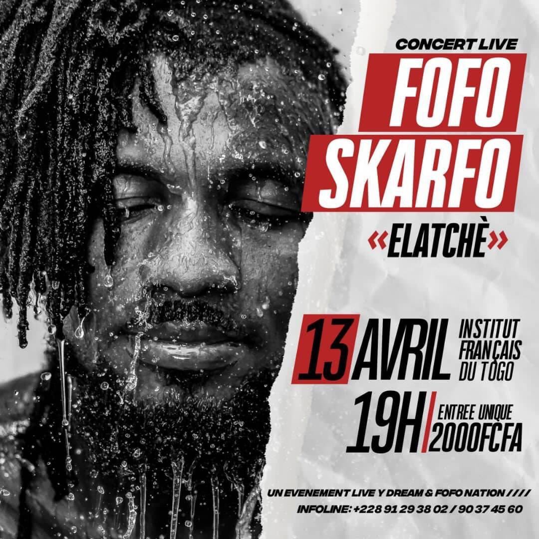 TogoRapHitMusic's tweet photo. #Event
Concert live du Fofo des artistes ce 13 Avril à l’Institut Français de Lomé!
#RapHitMusic #1erSurLeRapTogolais https://t.co/YzT0PhPY6g