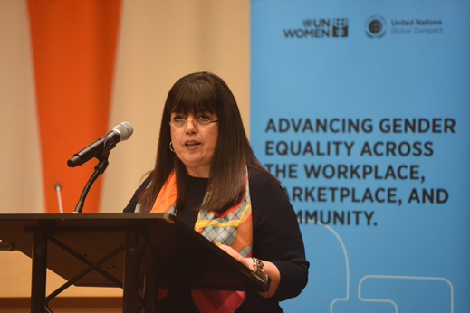 EUatUN's tweet photo. @Empower_Women @MaraMarinakiEU @eu_eeas @UN_Women @globalcompact @UNpartnerships @unwomenEU @EUintheUS @EUinCanada @UN_CSW Speaking at #WEPsForum, EEAS Principal Adivsor on #Gender @MaraMarinakiEU stressed:

#EU is committed to making a difference &amp; aligned with the @UN, but the private sector has crucial role to play on pay gap, work-life balance, etc. 

#EUatCSW63 #CSW63 https://t.co/Vwm9ZmUFKk
