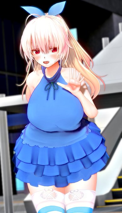 #CM3D2 #ホワイトデーは銀髪白髪を愛でる日 
この子たち可愛いと思います☺️💕 