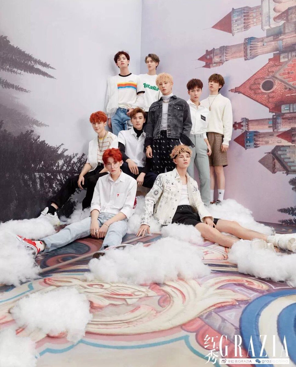 S2Producer's tweet photo. [📷✨] 13.03.19 - Fotos do TOP9 para a Grazia Magazine 
(1/4)

#LiWenHan #ChenYouWei #GUANYUE #Jiayi #HuChunYang #LianHuaiwei #Yaomingming #WangJiayi #Changxi
#青春有你 #IDOLPRODUCER2 #QingChunYouNi https://t.co/WW4pcSy4AC