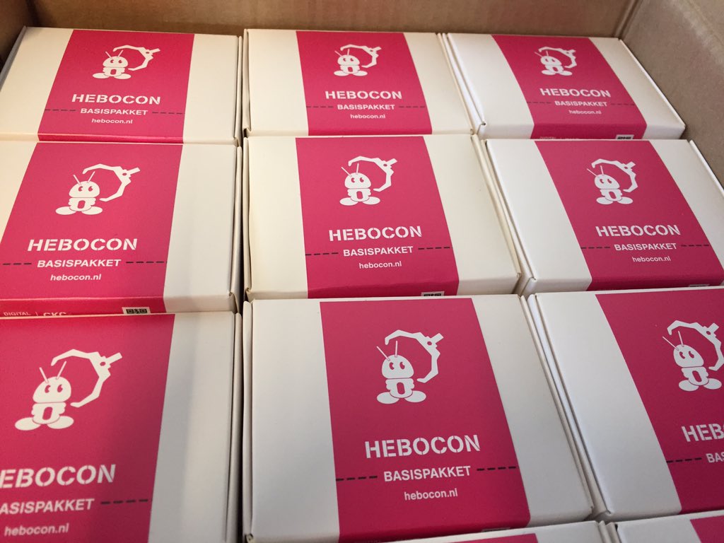 Weetje: in een jaar tijd ruim 400 #Hebocon basissetjes aan scholen geleverd door heel NL. Hoera voor vrolijk, laagdrempelig techniekonderwijs! hebocon.nl #uitdehandgelopenhobby #robotwedstrijd <a href="/digitalartlab/">DigitalArtLabNet</a> <a href="/CKCZoetermeer/">CKC & partners</a>