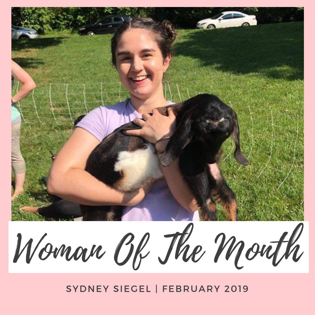 UMBCpha's tweet image. Congratulations to our February Woman of the Month, Sydney Siegel! Visit our Facebook and Instagram to see what she had to say about her Greek experience thus far!