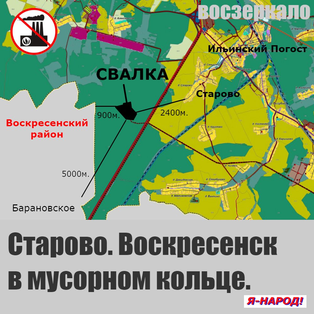 Старово. Воскресенск в мусорном кольце.
 voszerkalo.ru/single-post/20…