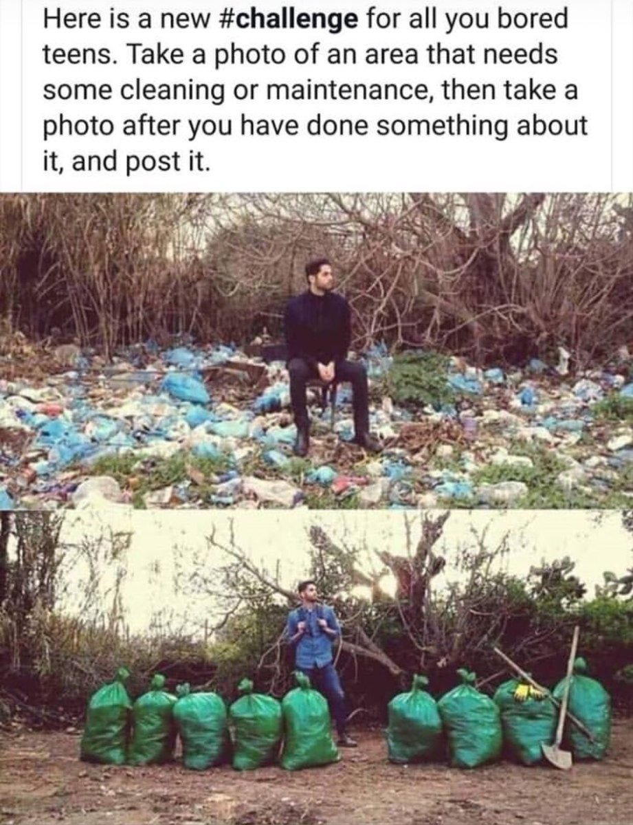 Are you “cool” enough? #trashchallenge