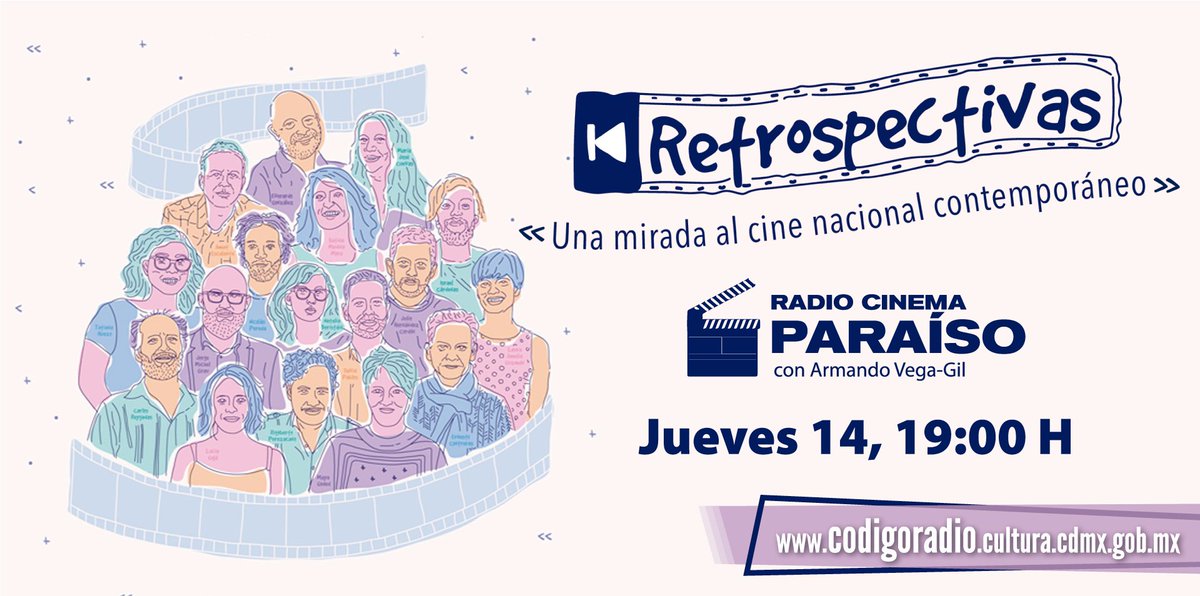 Hoy con <a href="/ArmandoVegaGil/">Armando Vega Gil</a>, Andrea Lavagnini, Programador <a href="/CinemaniaMx/">Cinemania</a> nos platica qué podemos ver en "Retrospectivas, Una mirada al Cine Nacional Contemporáneo"
¡19:00 hrs por @CodigoCiudadMx!
codigoradio.cultura.cdmx.gob.mx/index.php/show…