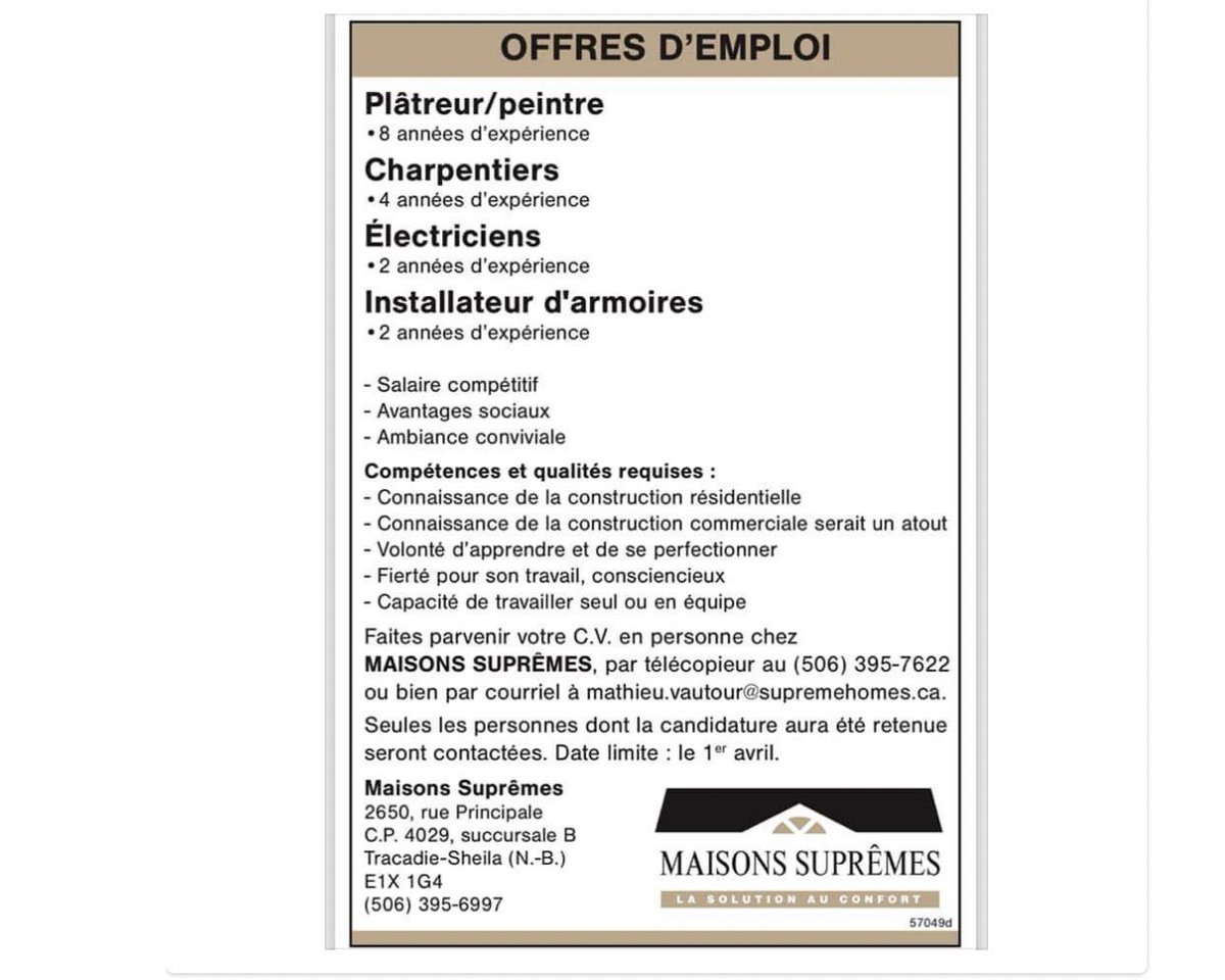 supreme_homes's tweet photo. #OffreEmploi https://t.co/PO5zlvXbeB