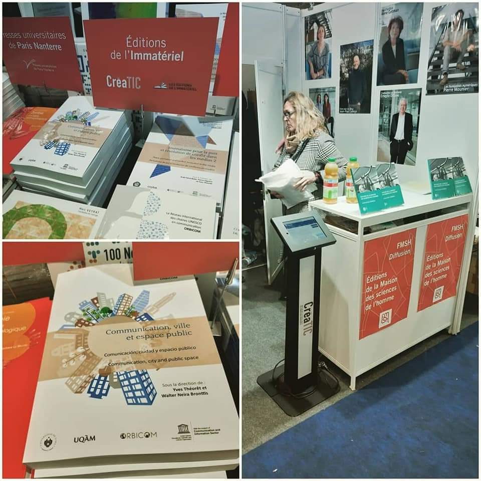 Meg_dallas's tweet photo. C'était l'inauguration du @Salondulivre #100notions #livrehybride #CréaTIC https://t.co/hQUQ0UF23e
