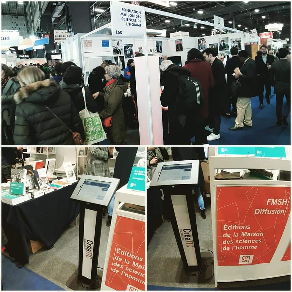Meg_dallas's tweet photo. C'était l'inauguration du @Salondulivre #100notions #livrehybride #CréaTIC https://t.co/hQUQ0UF23e