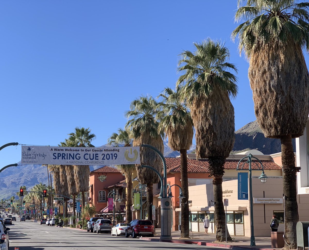 HighDeeGee's tweet photo. Welcome to Palm Springs #CUE19 🎉🎉 https://t.co/pcmuWuPApm
