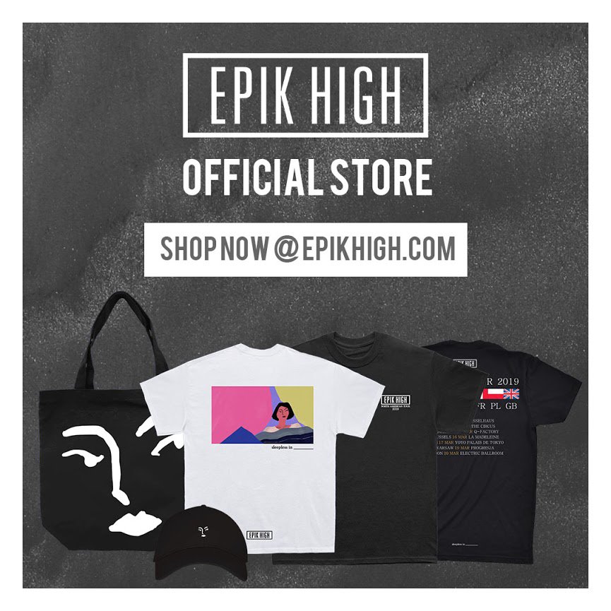 EN Management on Twitter "Merch for Epik High’s European and North