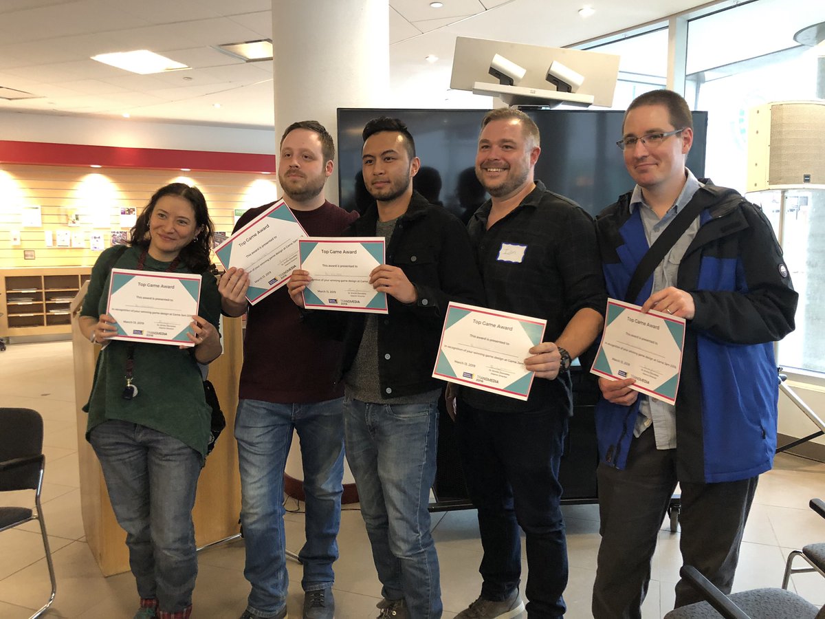 TransmediaZone's tweet photo. Our participants developed incredible games tonight but the Top Game Award goes to Re-Election for their game about elections and politics! Congratulations Re-Election!
#livetweeting #tmzevent https://t.co/QtVdNVX5Rx