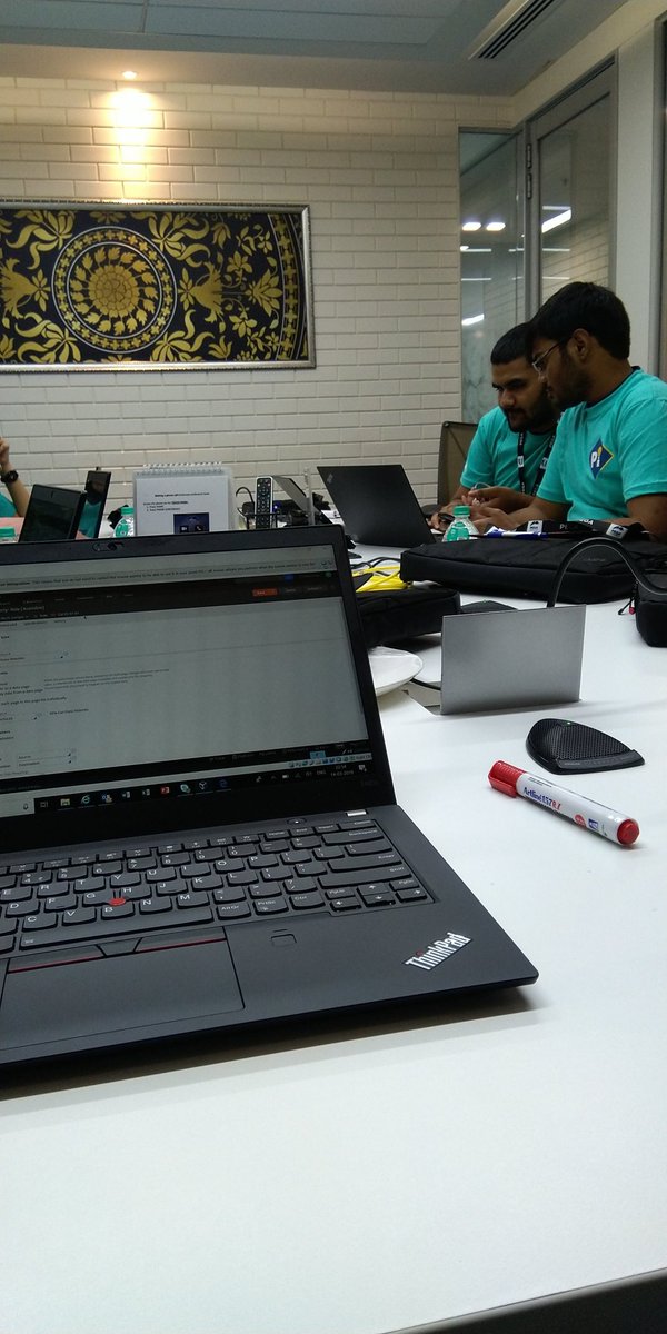 avinash_offl's tweet photo. #Hackathon8 #LifeAtPega https://t.co/KYaVEpXFUA