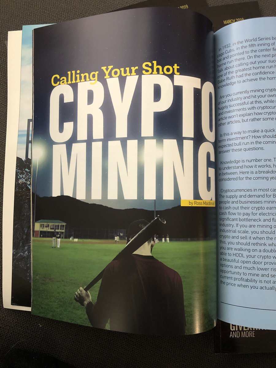 Testing out the option of hard copies for The Brief! #theblockchainbrief