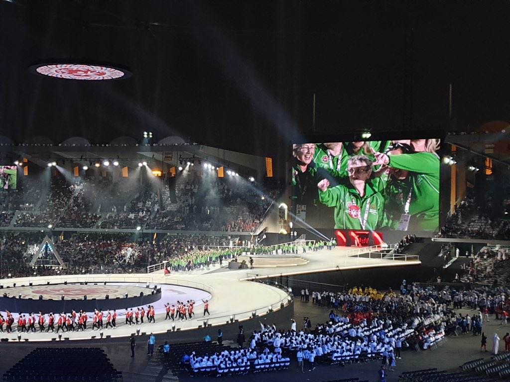 Gary Fox (@garyfoxy1) on Twitter photo Absolutely fantastic day at opening ceremony of Special Olympics in Abu Dhabi - diversity and inclusion at its best ! Irish team did the country proud. "Let me win. But if I cannot win, let me be brave in the attempt."<a href="/mattpenglish/">Matt English</a> <a href="/mamin624/">Mohammed Amin</a> <a href="/RichmanY/">Fady Richmany</a> @AongusatDell Absolutely fantastic day at opening ceremony of Special Olympics in Abu Dhabi - diversity and inclusion at its best ! Irish team did the country proud. "Let me win. But if I cannot win, let me be brave in the attempt."<a href="/mattpenglish/">Matt English</a> <a href="/mamin624/">Mohammed Amin</a> <a href="/RichmanY/">Fady Richmany</a> @AongusatDell