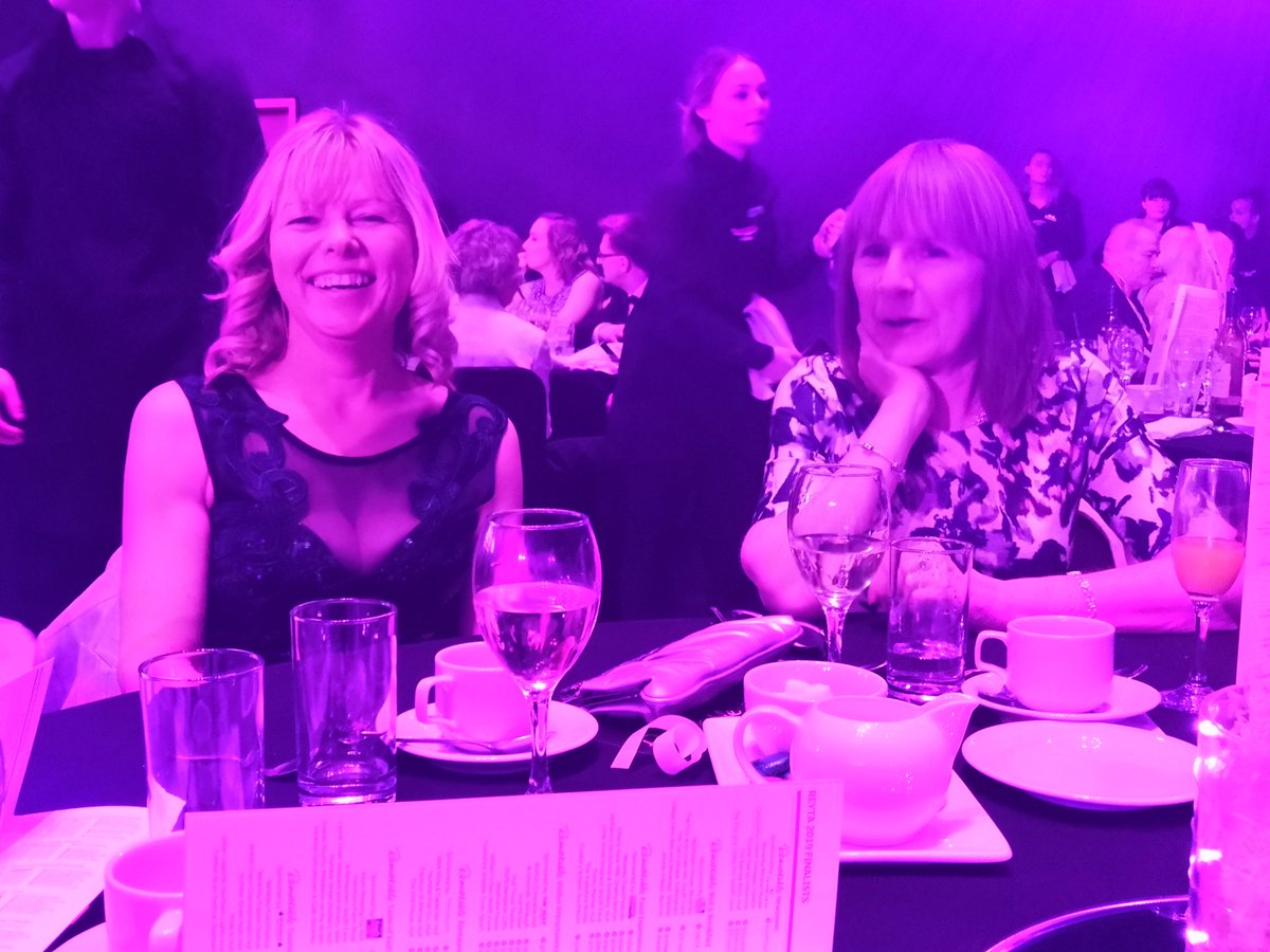 These two have been with us for a combined 28 yrs. So pleased they are with us tonight #REYTA19 here in @bonusarenahull
