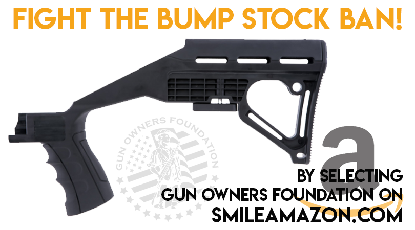 GunOwners's tweet photo. You can help Gun Owners Foundation fight the bump stock ban when shopping on Amazon by selecting GOF on AmazonSmile at https://t.co/aGqJNrqm72 https://t.co/4hUzPDxOAQ